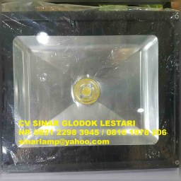 Lampu sorot led 50 watt lensa mata prisma